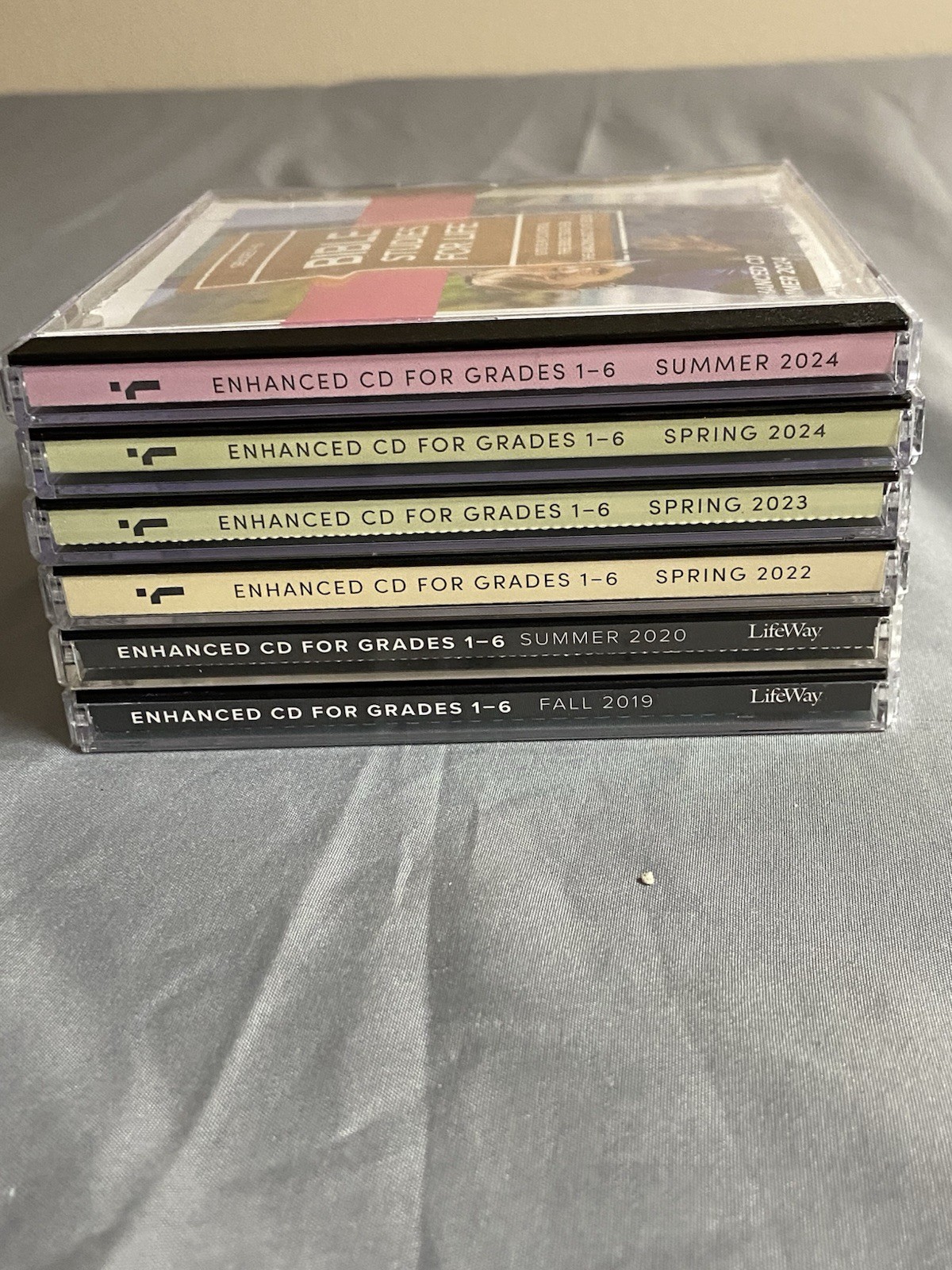 Lifeway Bible Studies For Life CD Lot Of 6 Christian Studies Grades 1-6