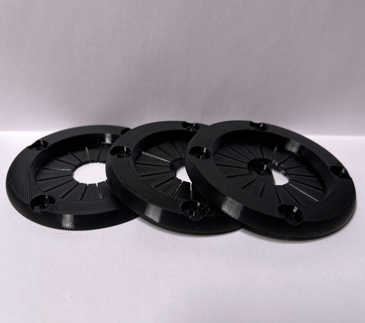 3 x Maki Marine 3" OD 3/4” ID Hole Rubber Rigging Rod Grommet