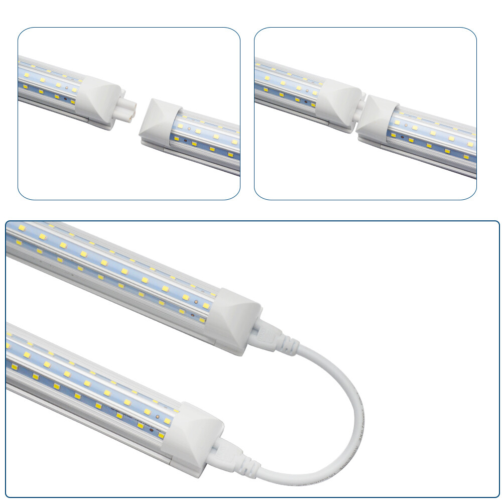 T8 LED Shop Lights 2FT 4FT 6FT 8FT 14W~120W Garage Ceiling Tube Light Fixtures