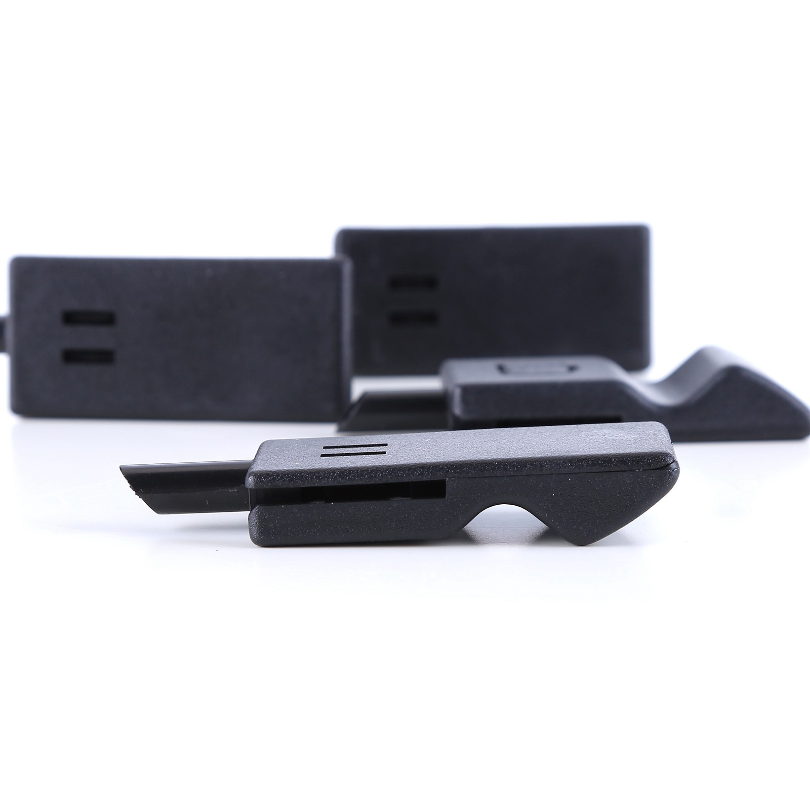 4PCS Door Lock Knobs Front/Rear Ebony For Chevy/GMC Silverado/Sierra 2007-2013