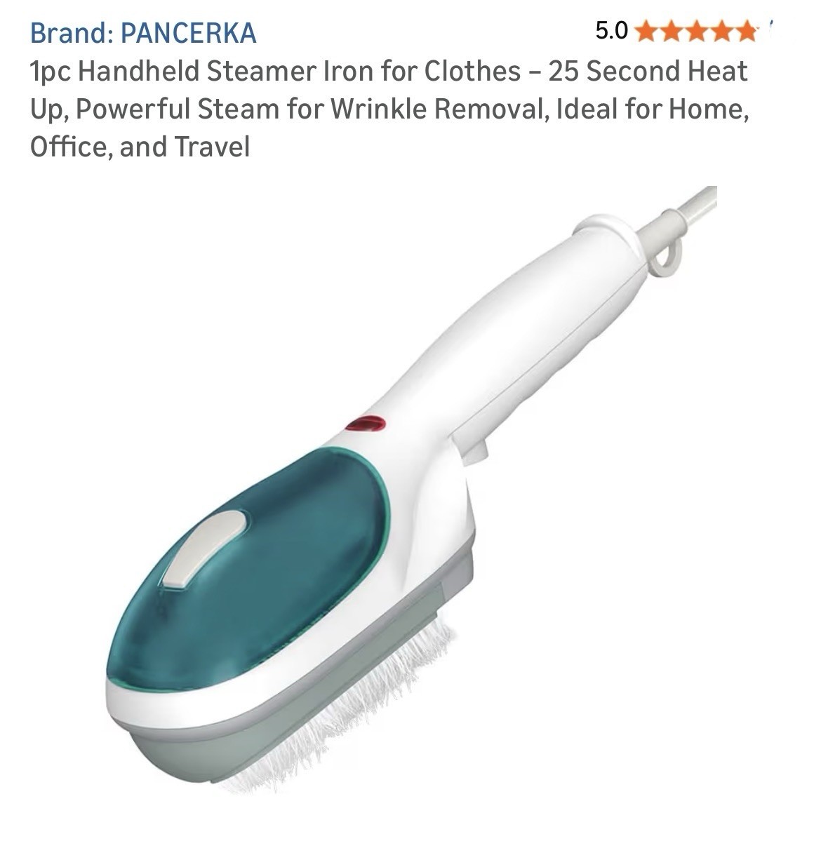 Portable Steamer for Clothes Fast Wrinkle Remover Garment Steamer