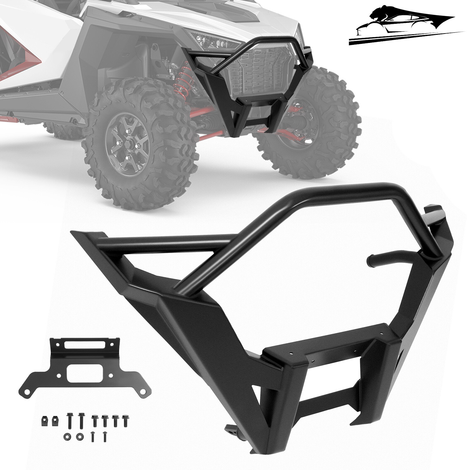 Heavy-Duty Front Bumper For Polaris RZR Pro XP/Pro XP 4 2020-2024 #2883749-458