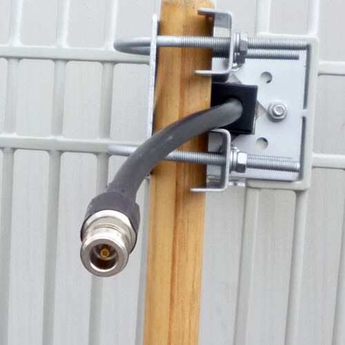 2.4GHz 802.11bgn 24dBi WiFi Parabolic Grid Antenna N Female Mounting Kits