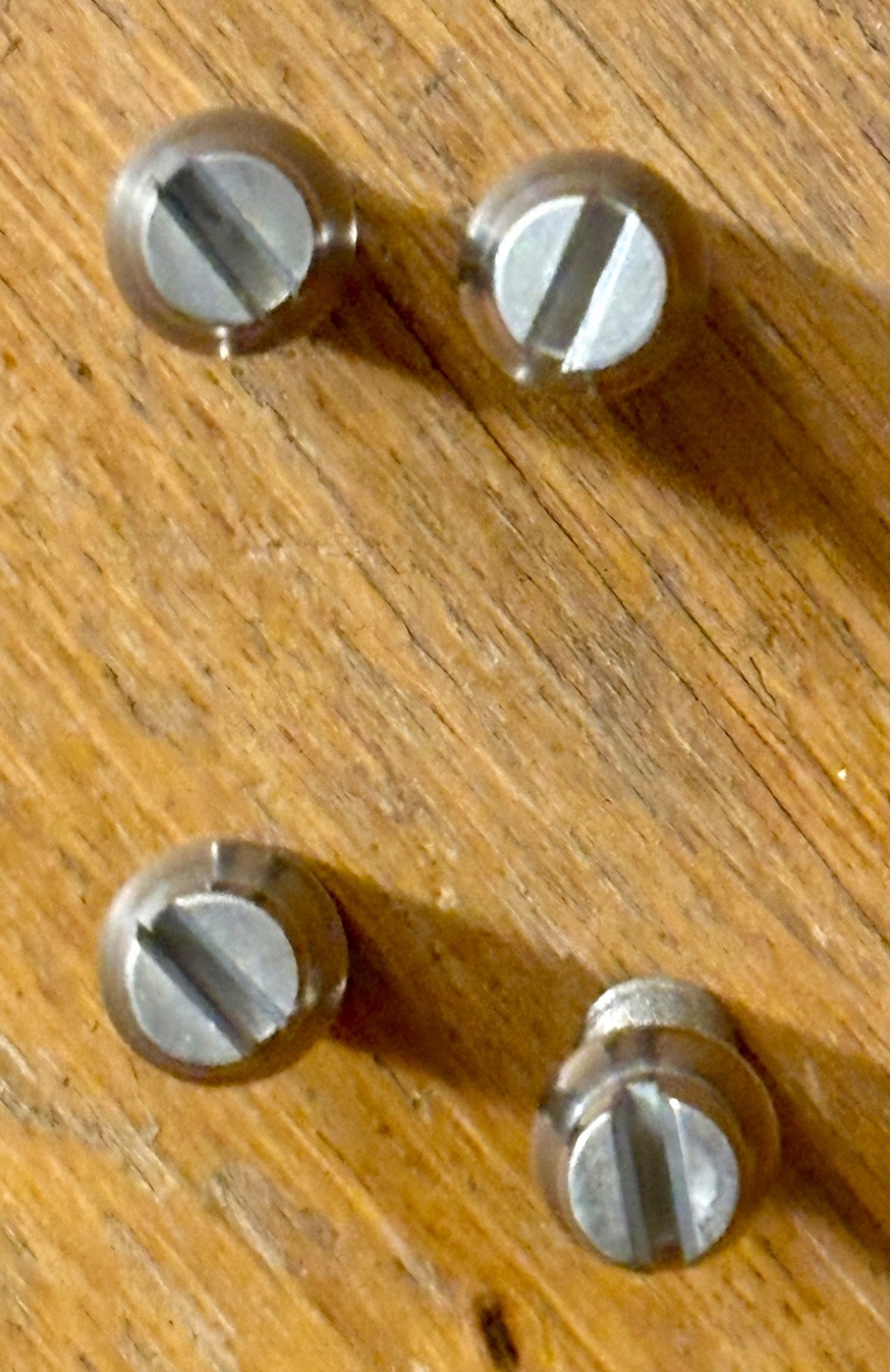 Stainless steel draft beer faucet lever with slot set of four