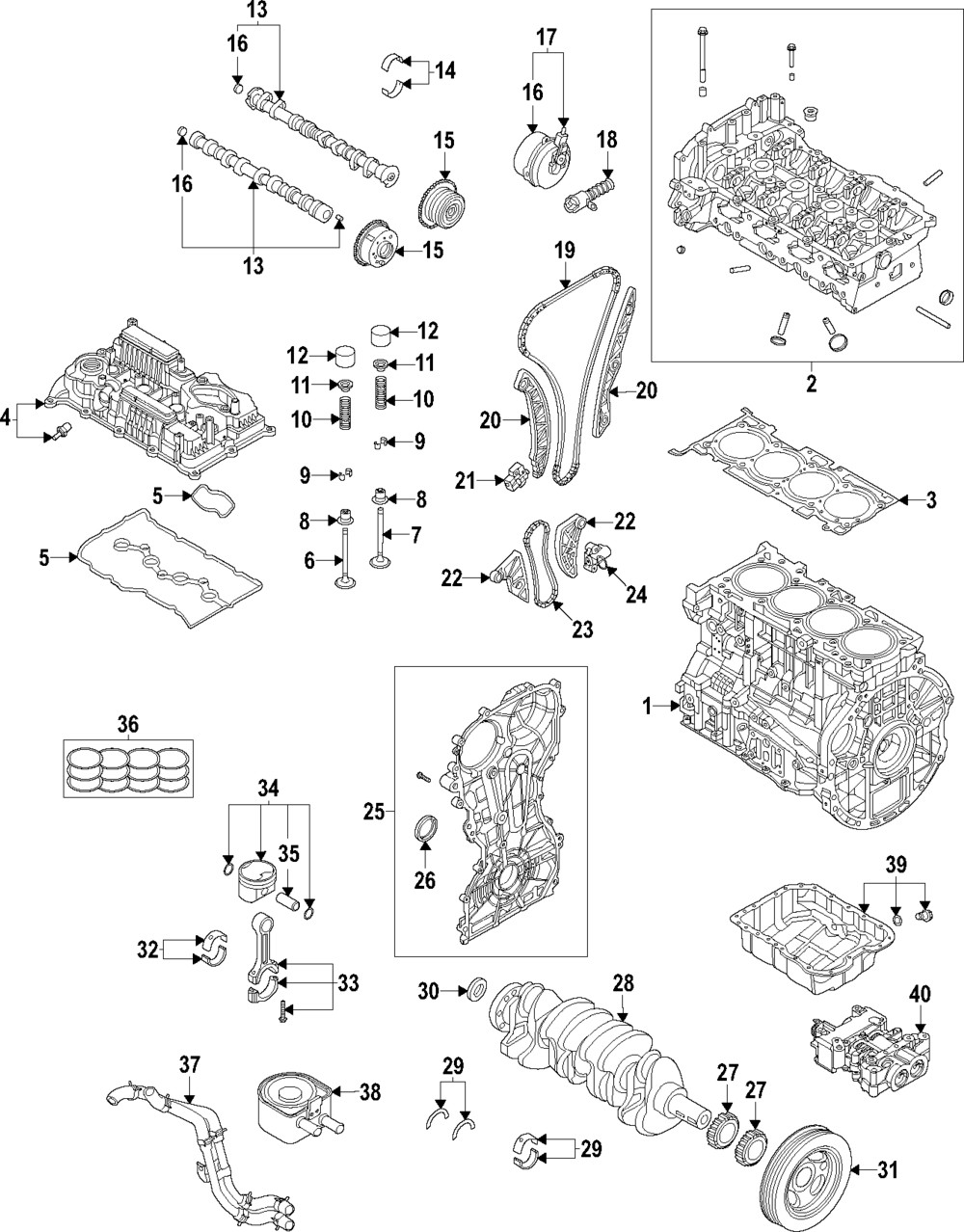 233002GGC0 New Oil Pump Shaft Balance Assy For Hyundai Kia Grandeur IG 2017- USA