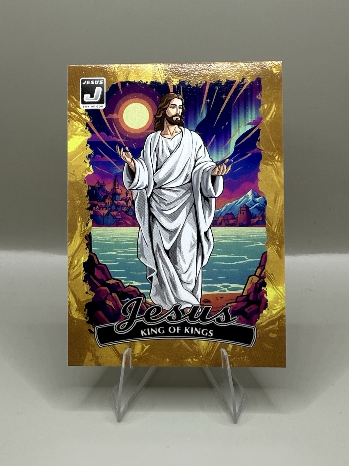 Jesus Custom Card Downtown Nazareth New Gold Design King Of Kings Free Shipping