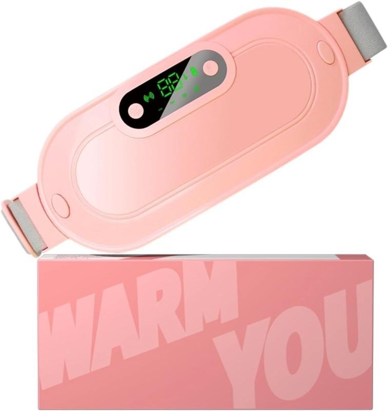 Heating Pad for Period Cramps,Portable Cordless Fast Heated Pad,Belly Wrap Belt