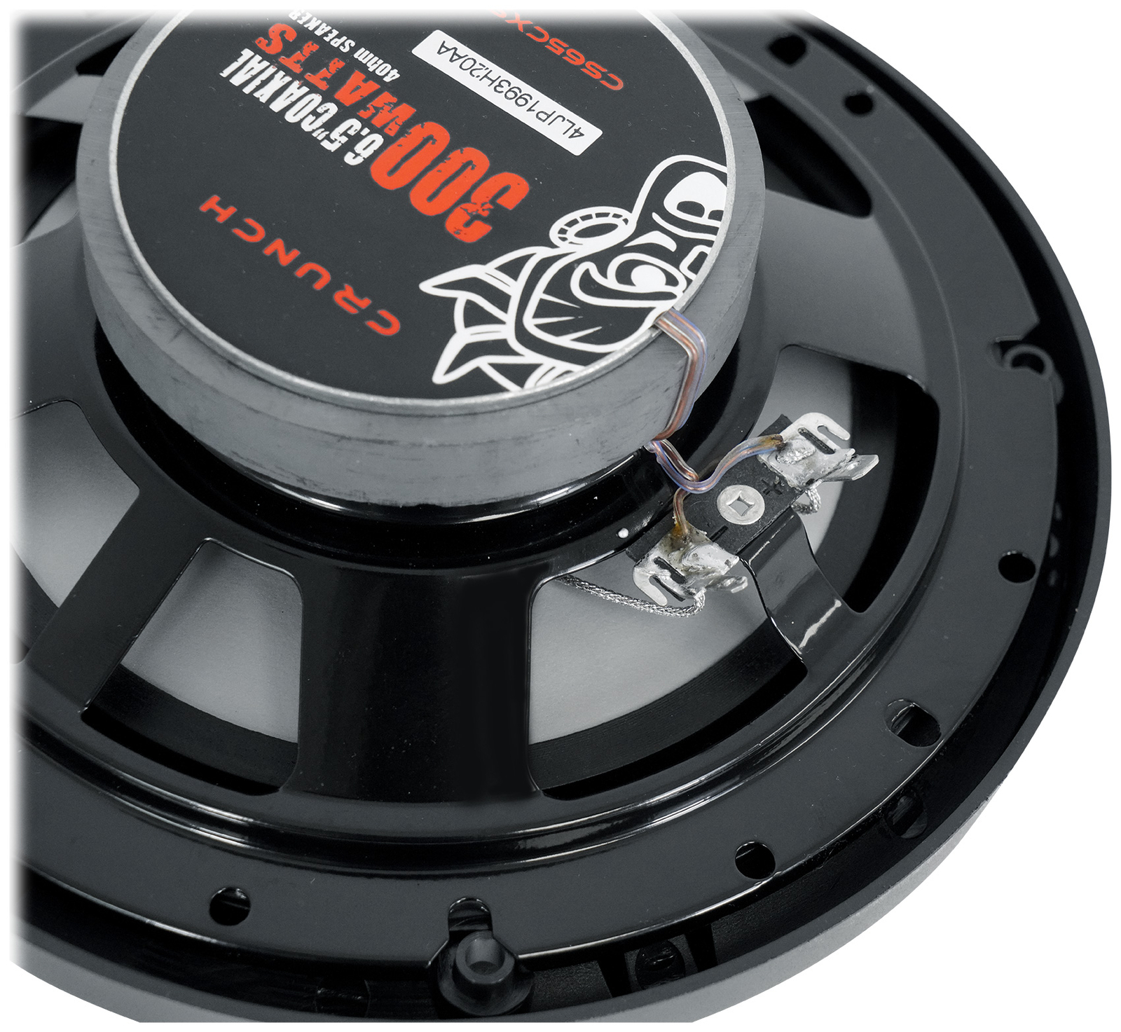 (4) Crunch CS65CXS 6.5" Car Audio Shallow Mount Speakers 300 Watts Max 2-Way