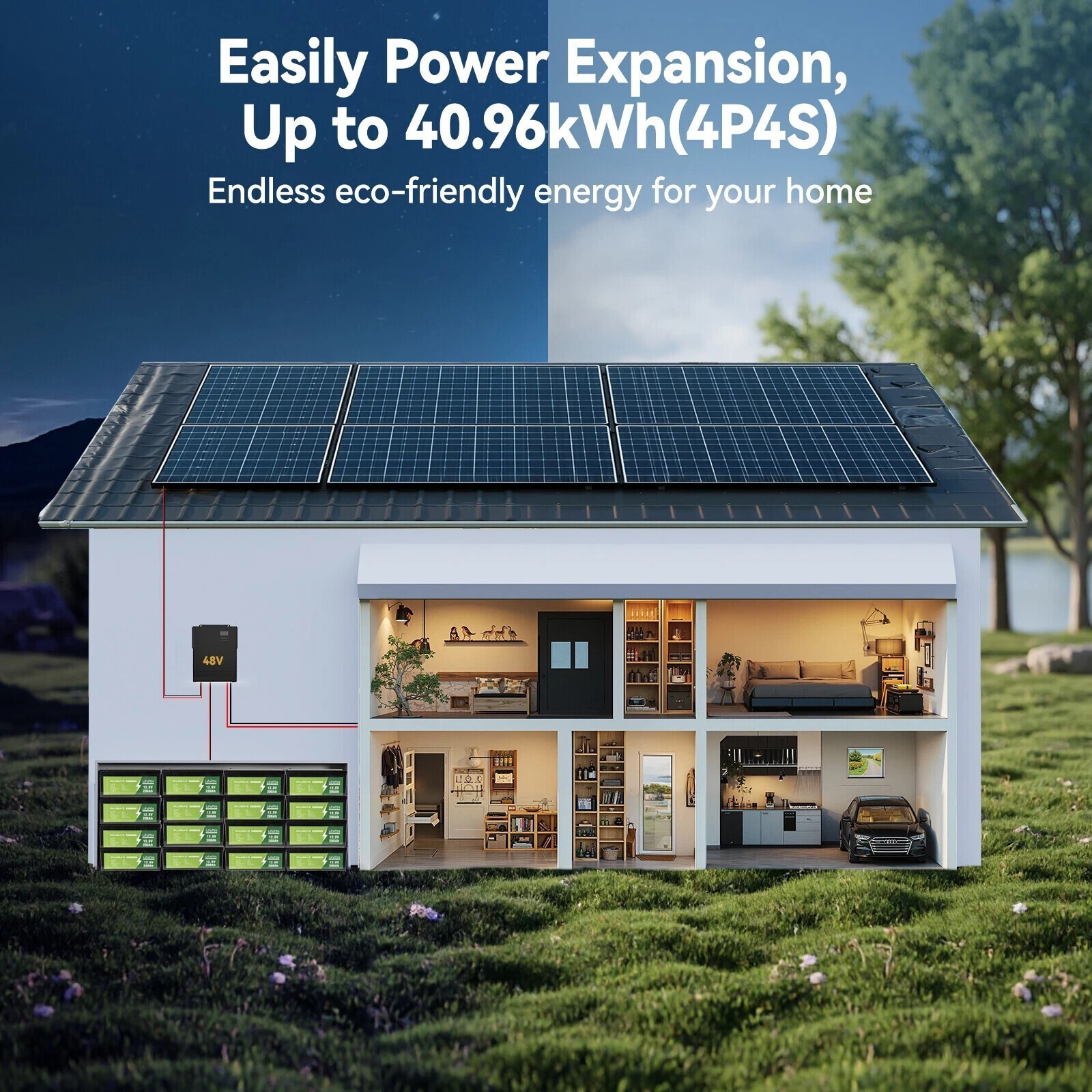 12V 200Ah LiFePO4 Battery 200Ah Lithium Battery BMS Deep Cycle for Off-grid Home