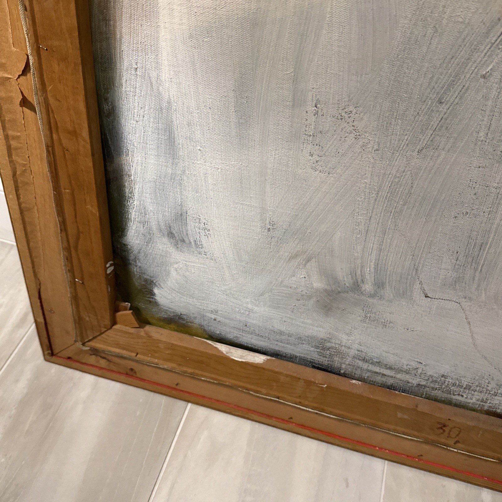 Vintage Florida Landscape Original Oil Painting On Canvas Framed Signed Rosen