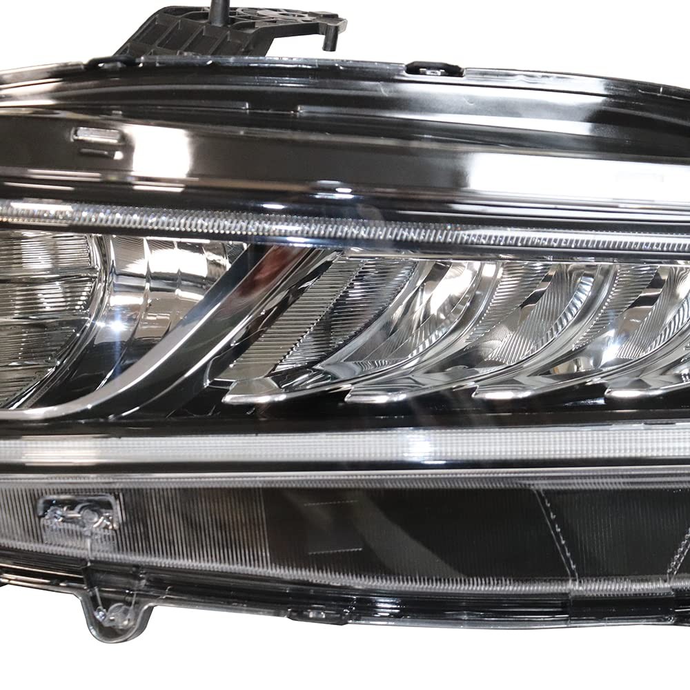 Halogen Headlight Assembly for 2018 2019 2020 Honda Accord Replacement Left