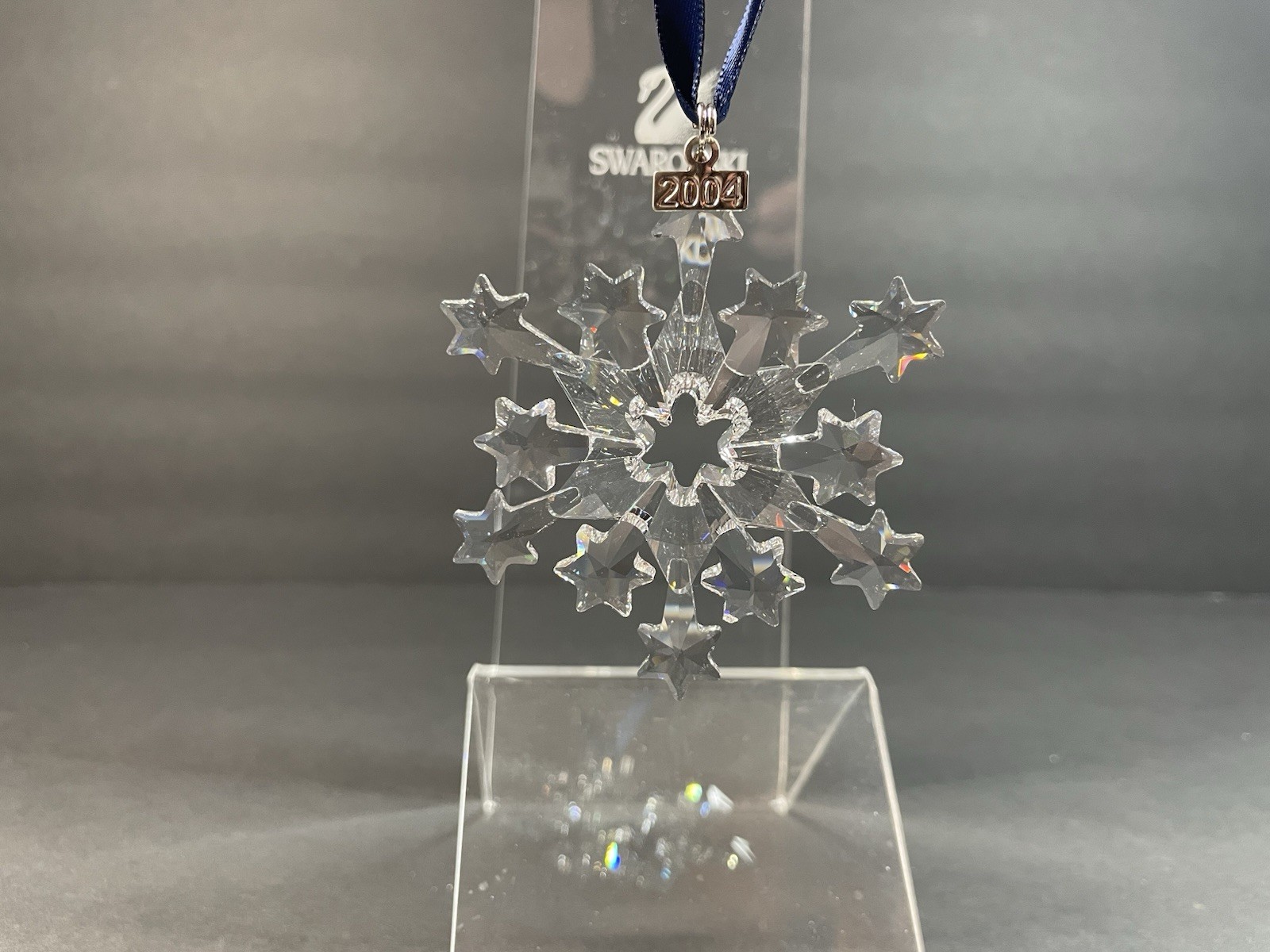 Swarovski Crystal 2004 Large Annual Edition Christmas Holiday Ornament 631562