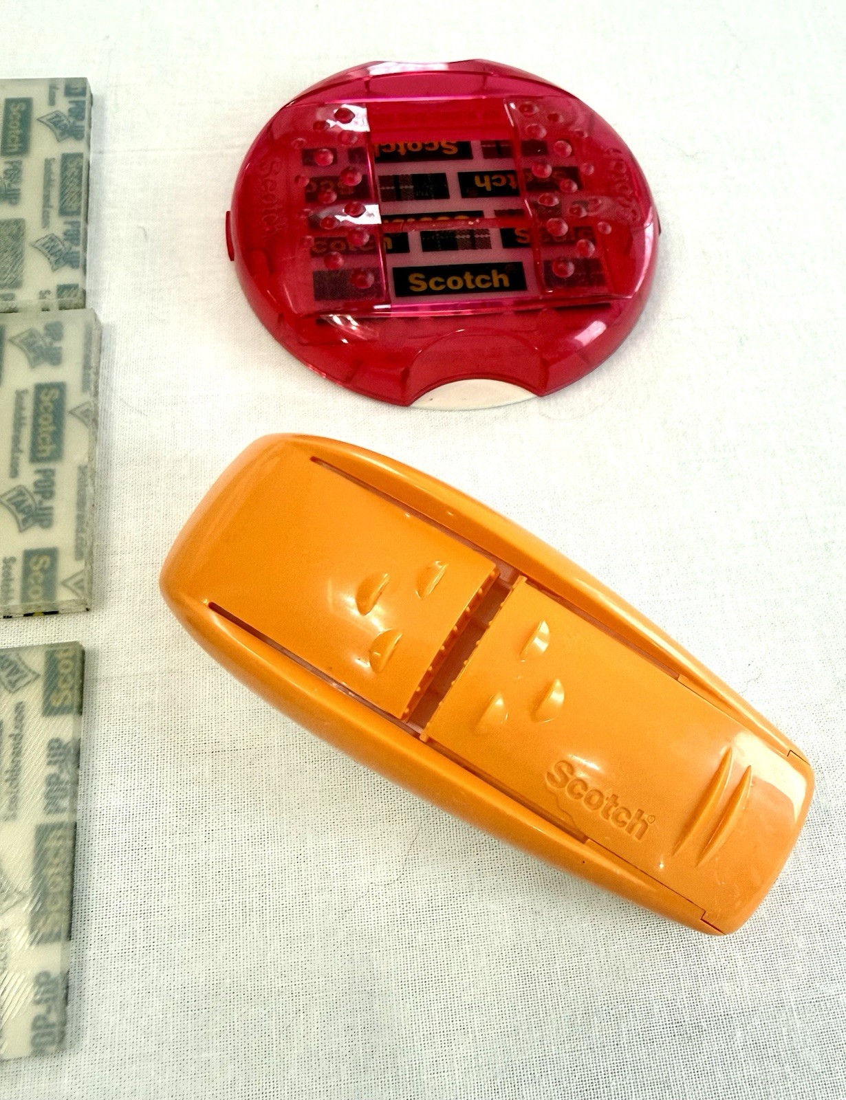 Scotch Pop Up Tape Lot 27 Refill Pads Strips READ Dispensers Wristband Deskgrip