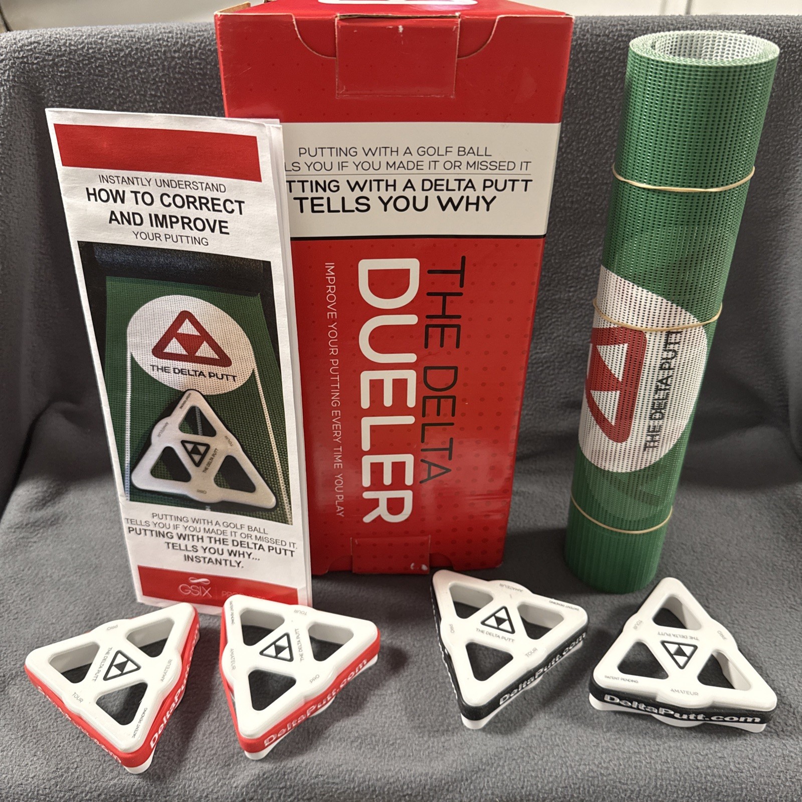 The Delta Dueler And The Delta Putt  Training Aid & Game/Improve Your Putting