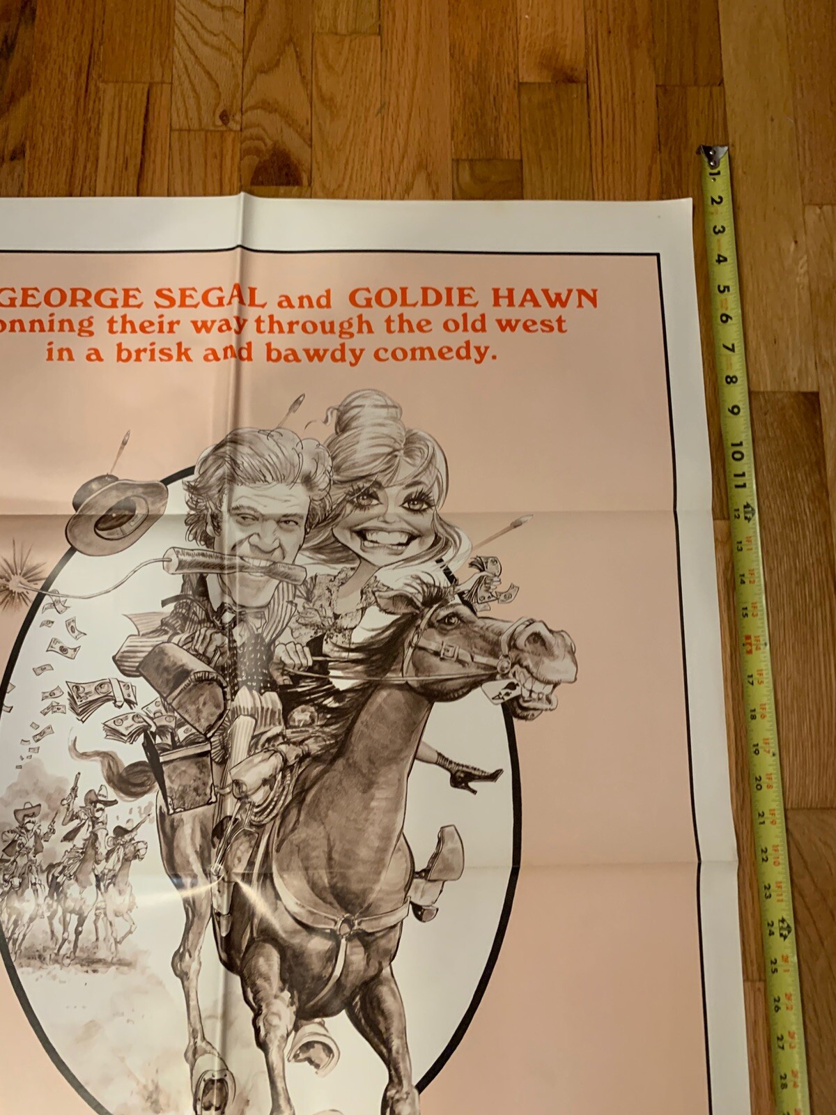 Original Movie Poster-The Duchess and the Dirtwater Fox- Hawn Segal 1976