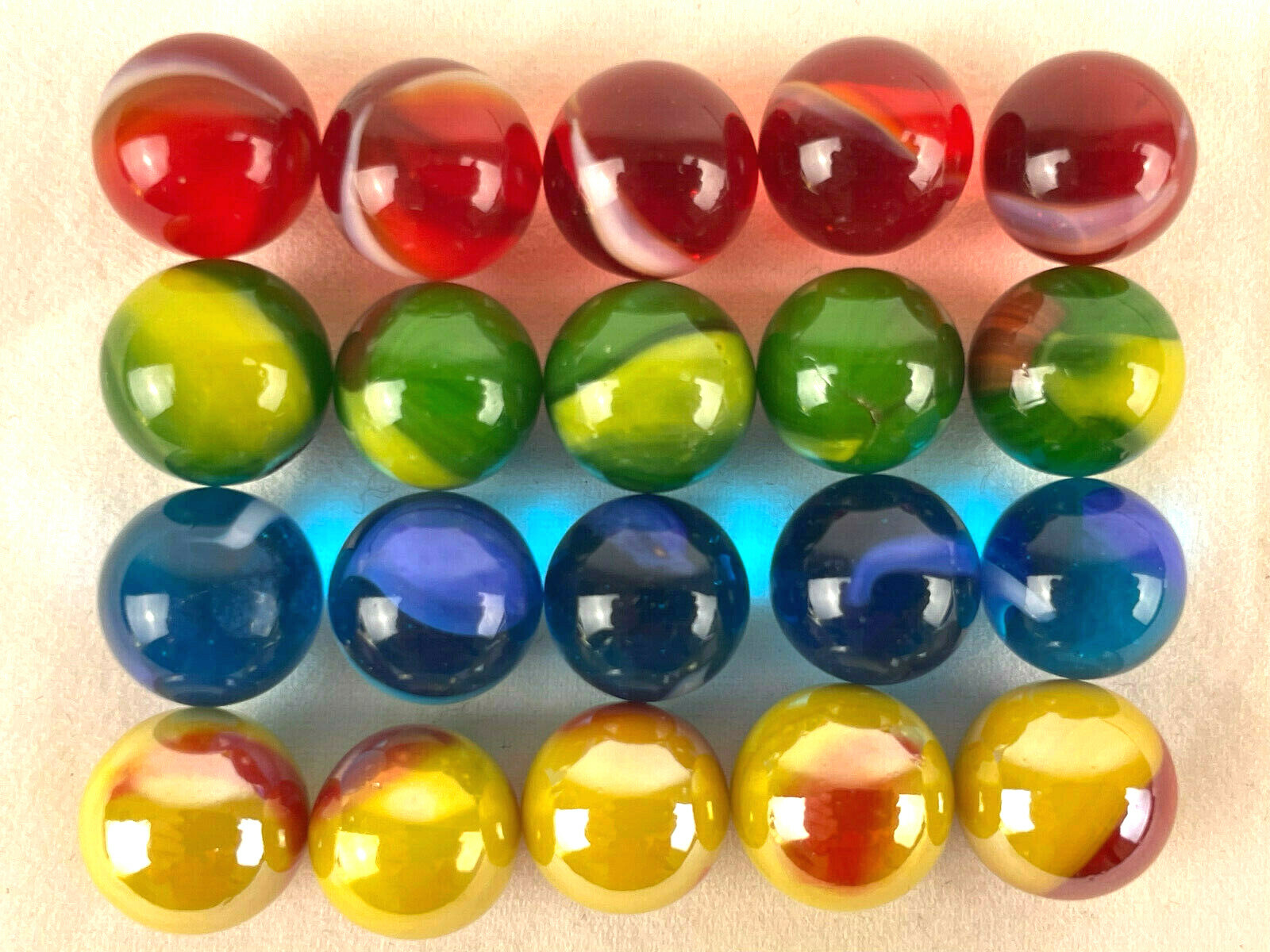 Replacement Marbles for STADIUM CHECKERS (fits Schaper) Complete Set