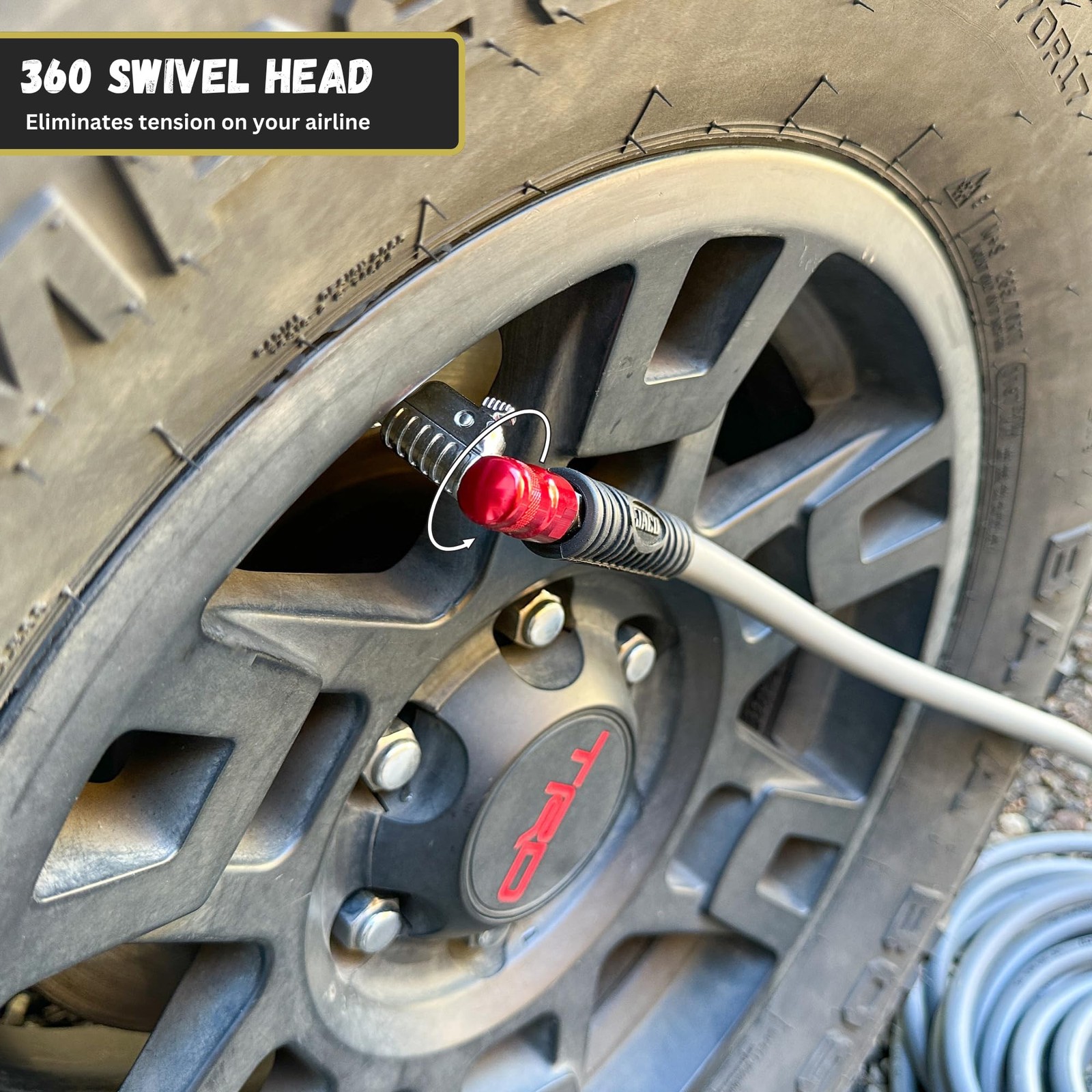 JACO Lightning L2-Series Tire Air Chuck - 1/4" F-NPT (Closed Flow)