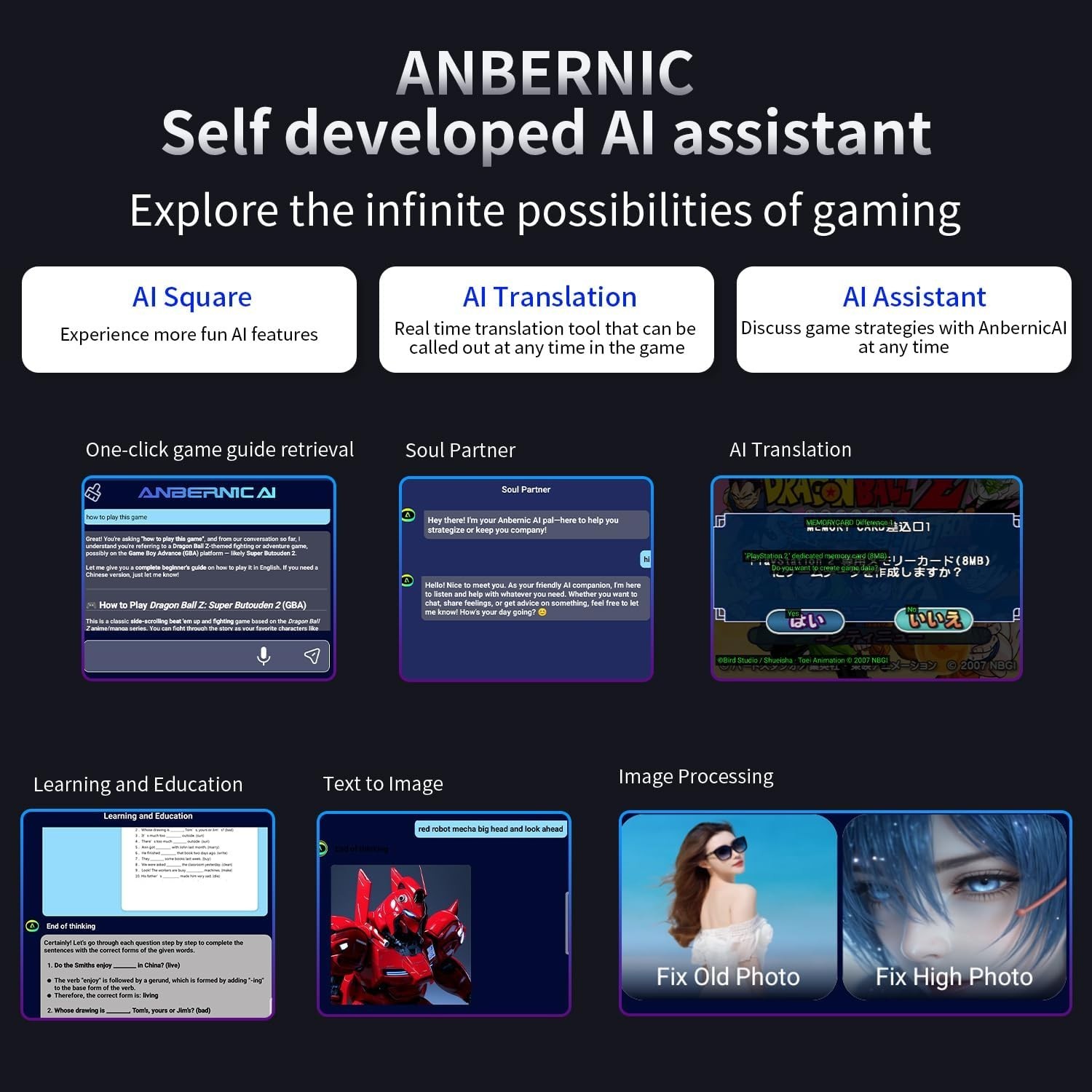 ANBERNIC RG477M Retro Handheld Game Console NEW