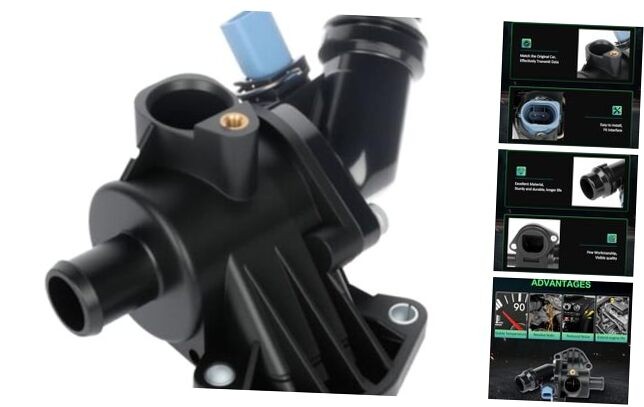 06B121111K Engine Coolant Thermostat Housing Fit for 2002-2006 for Audi A4