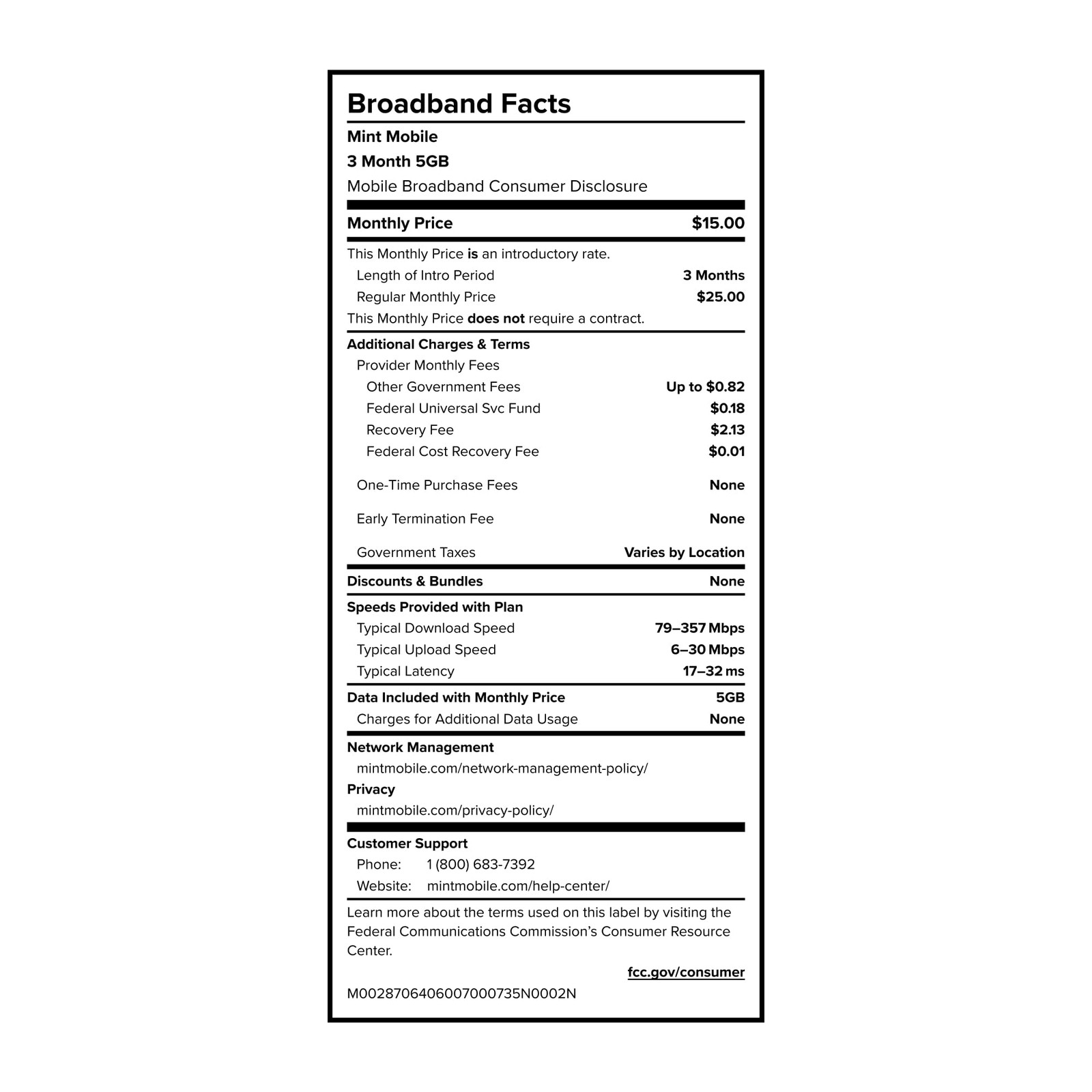 $15/Month Mint Mobile Phone Plan | 4GB of 5G • 4G LTE Data + Unlimited Talk & Te