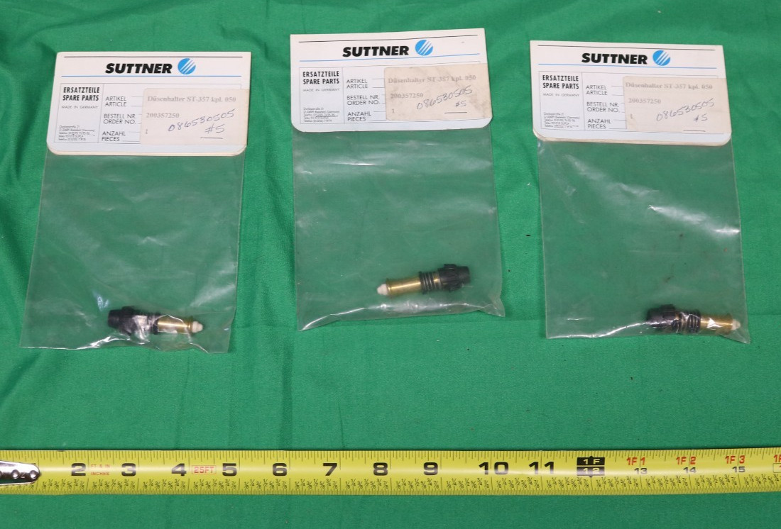 Lot of NOS 3 OEM SUTTNER ST-357 Nozzle Repair Kit / Parts 200357250 & 086530505