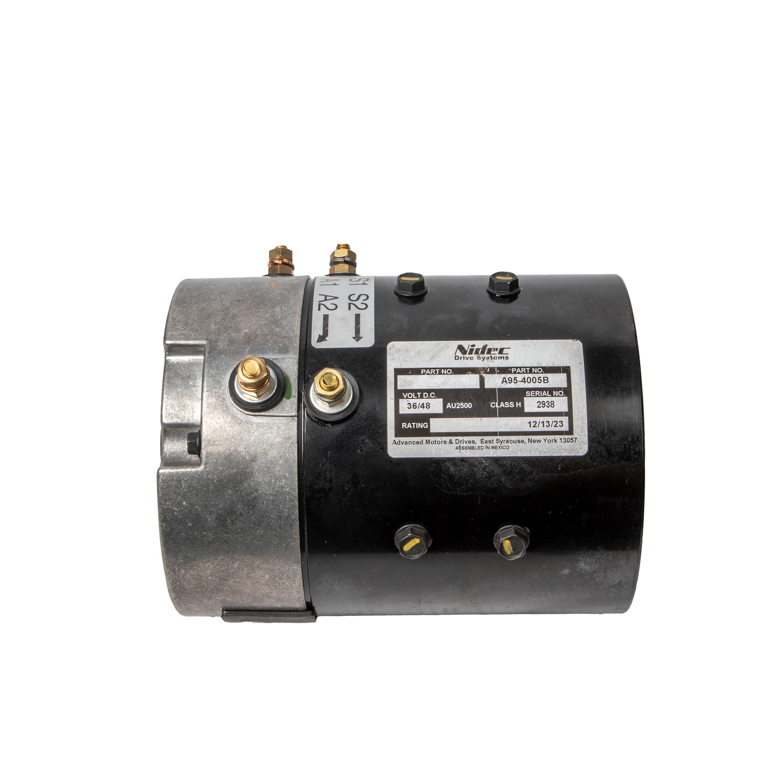 2 HP Stock 36 Volt 19 Spline Electric Motor for E-Z-GO / Yamaha G9,G14, G16 Cart