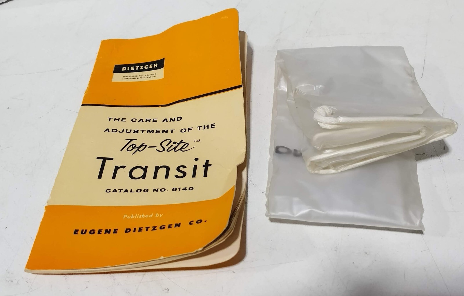 Dietzgen Top Site Transit 6140 w/Case, Manual, Cleaning Kit Vintage 1960s 110048