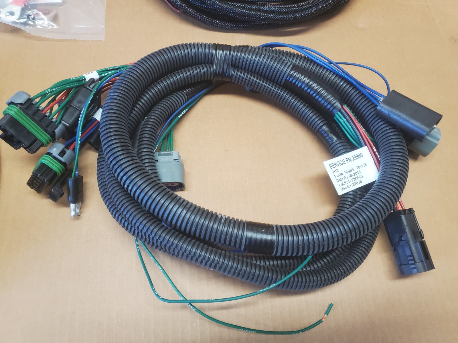 OEM Western Fisher TruckSide Plow Fleet Flex Wiring Harness Snow 09-16 Ford H13