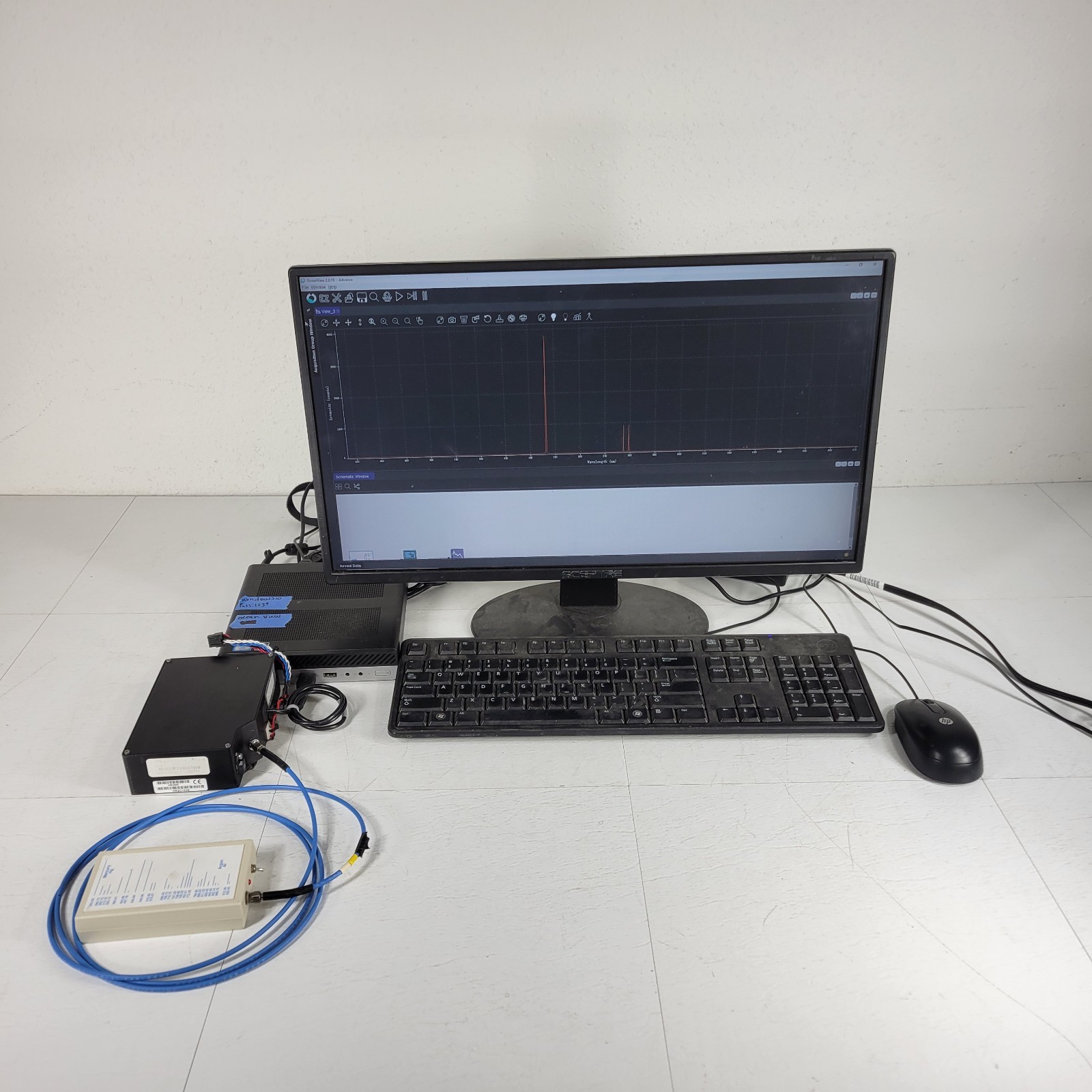 TESTED Ocean Optics HR2000 470-670nm High Resolution SMA905 Fiber Spectrometer