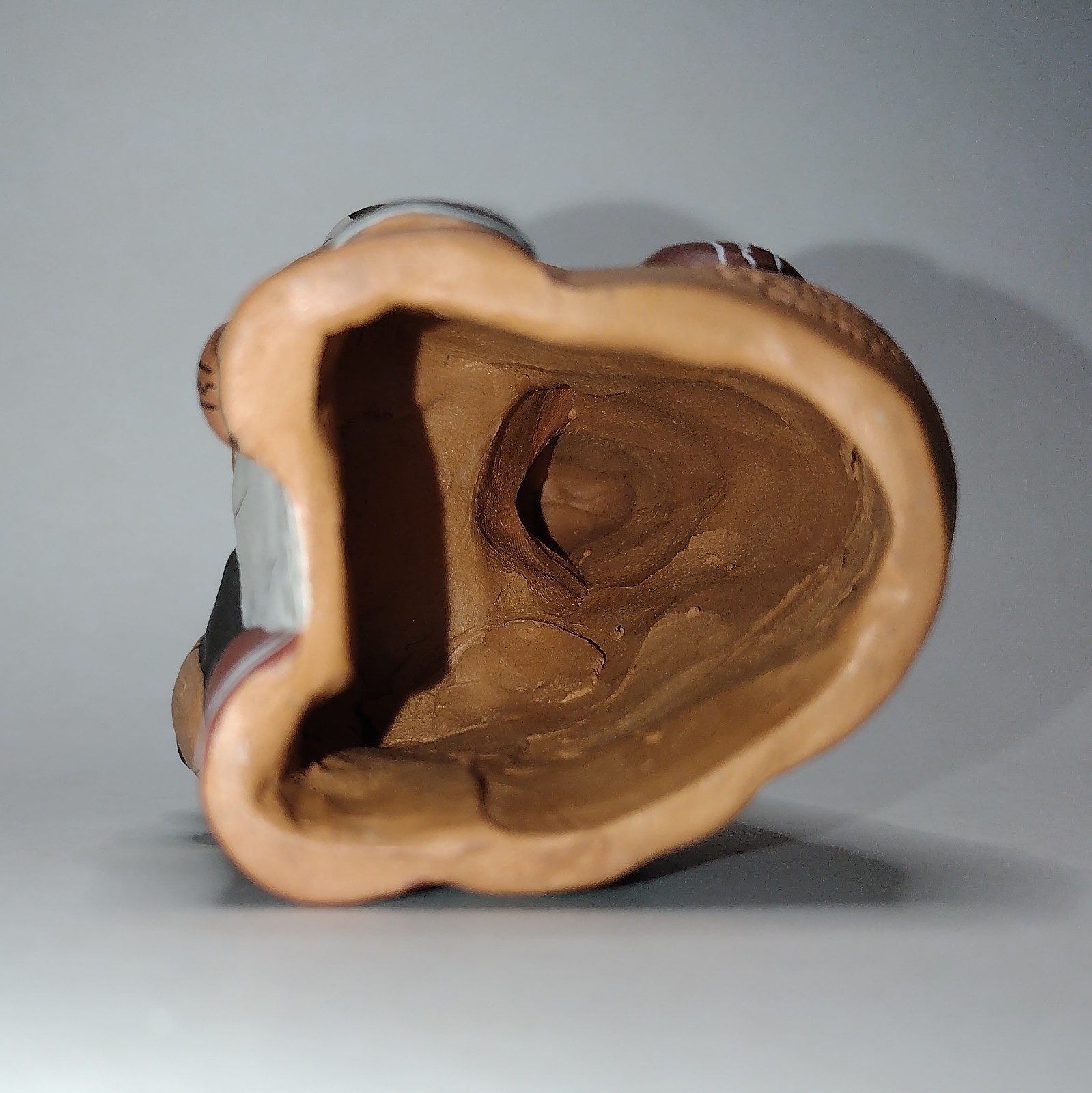 Vtg Peruvian Terracotta Storyteller Jesus w/Children 4" Clay Figurine Maurelio H