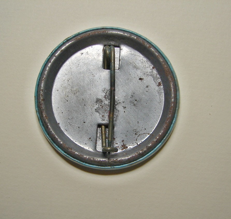 1940 NY State Conservation Departtment Hunting Fishing License Button Pinback