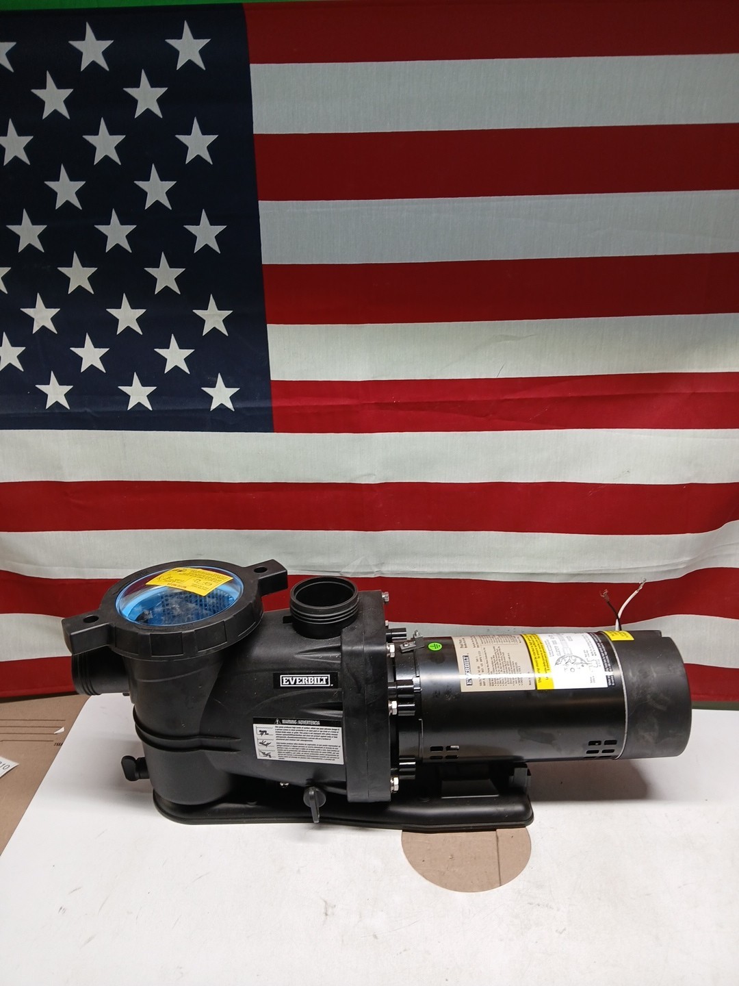 Everbilt 1 HP Pool Pump InGround 2 Speed 230V (Model SPP10002-2SP) NEW OB