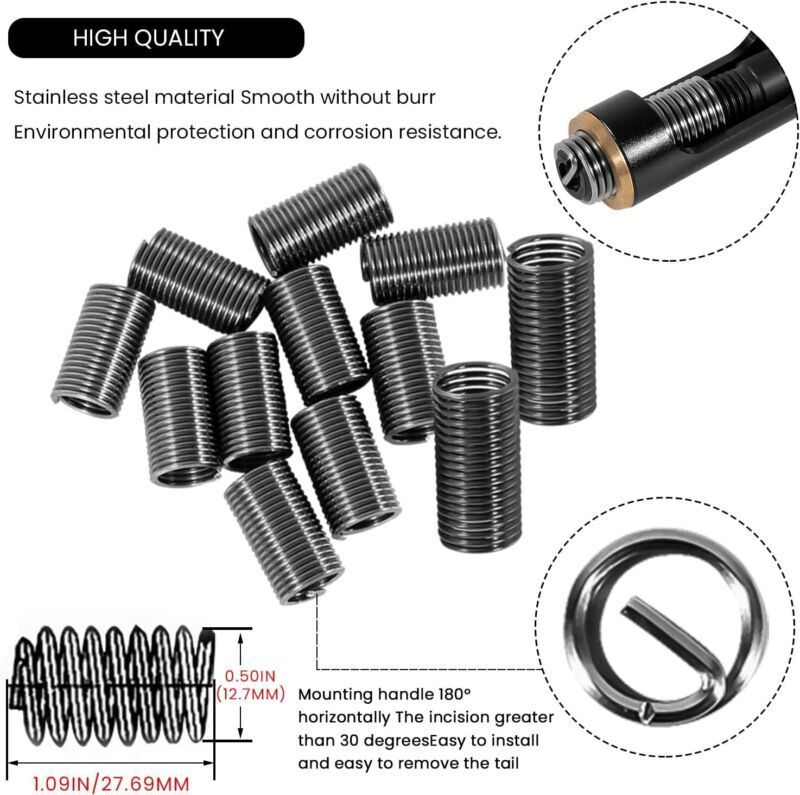 M11 x 1.5 Head Bolt Thread Repair Kit 35119S For Honda Toyota Ford GM Nissan KIA