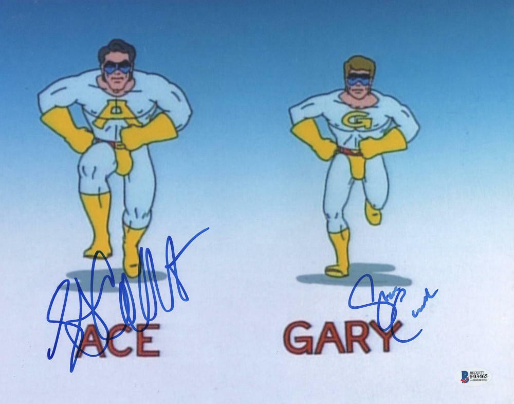 STEVE CARELL STEPHEN COLBERT THE AMBIGUOUSLY GAY DUO SIGNED 11X14 PHOTO SNL BAS