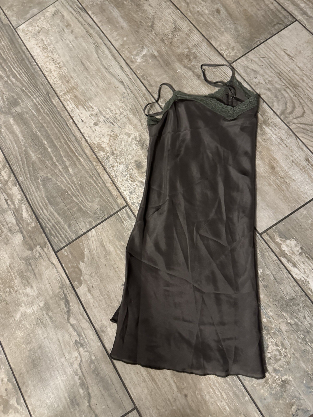 Johnny Was Love Silk Cami Lace Trim Lingerie Size M