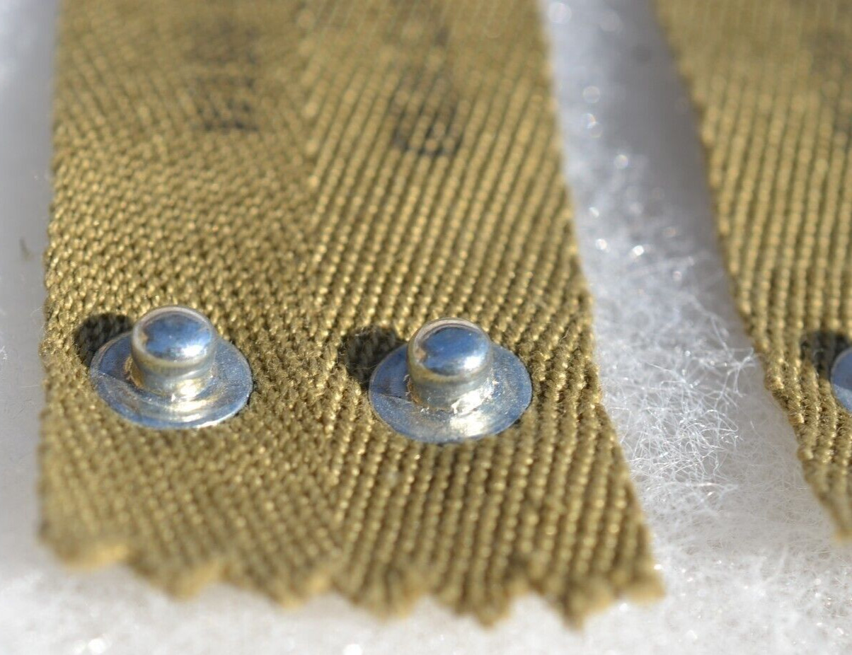 US ARMY M-1 HELMET LINER NAPE STRAP GEM DANDY INC. MAKER STAMP