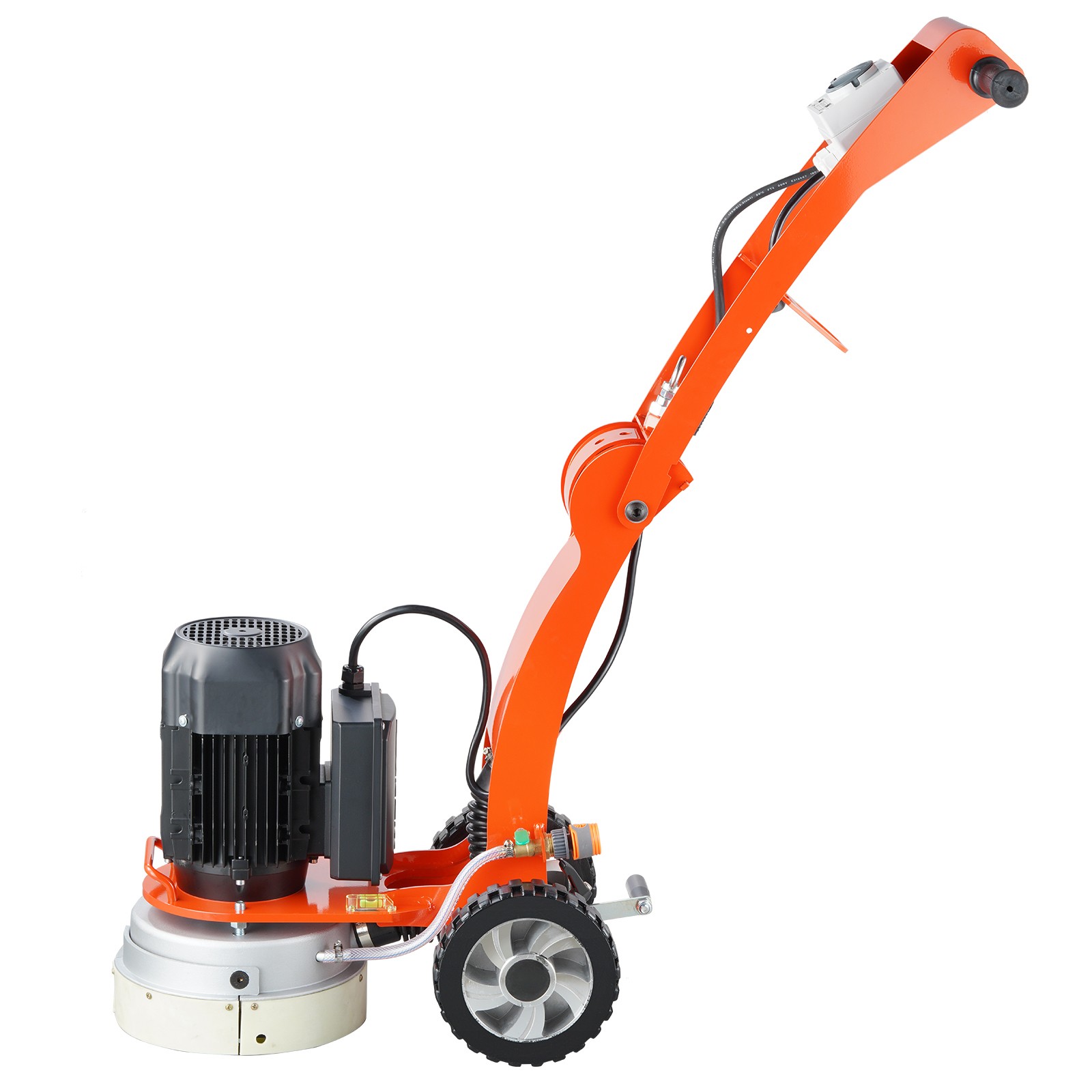 Concrete Floor Grinder 10" Walk-Behind Polisher 1.7HP Adjustable Machine