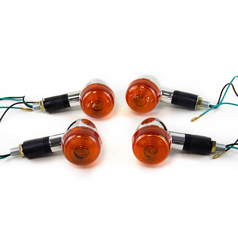 4pcs Amber Turn Signal Lights for Suzuki Boulevard C109R C50 C90 S 40 50 83