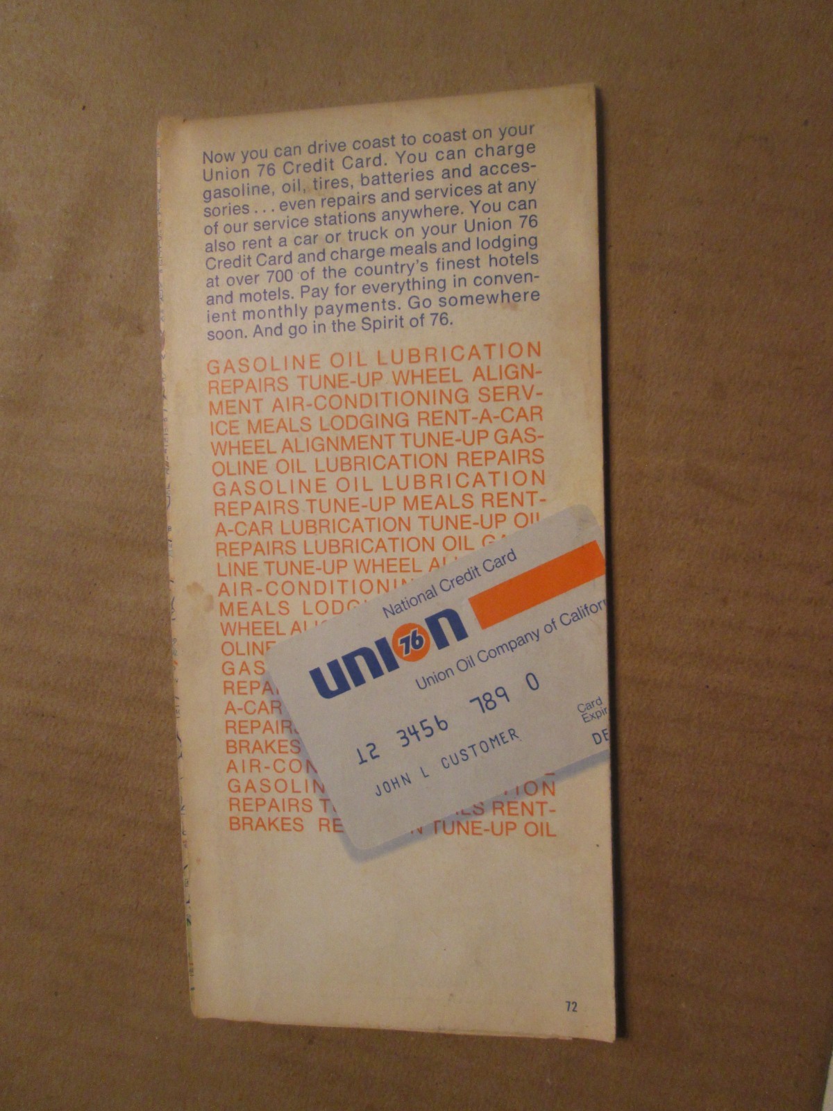 Union 76 Road Map of Delaware Maryland Virginia West Virginia 1972