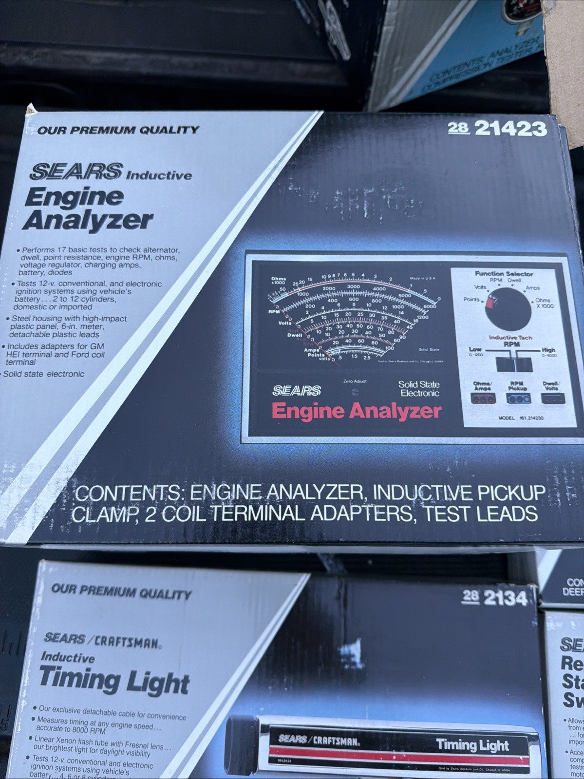 Holy Grail Sears Craftsman USA Automotive Analyzing Kit 21585 Analyzer Timing Lt