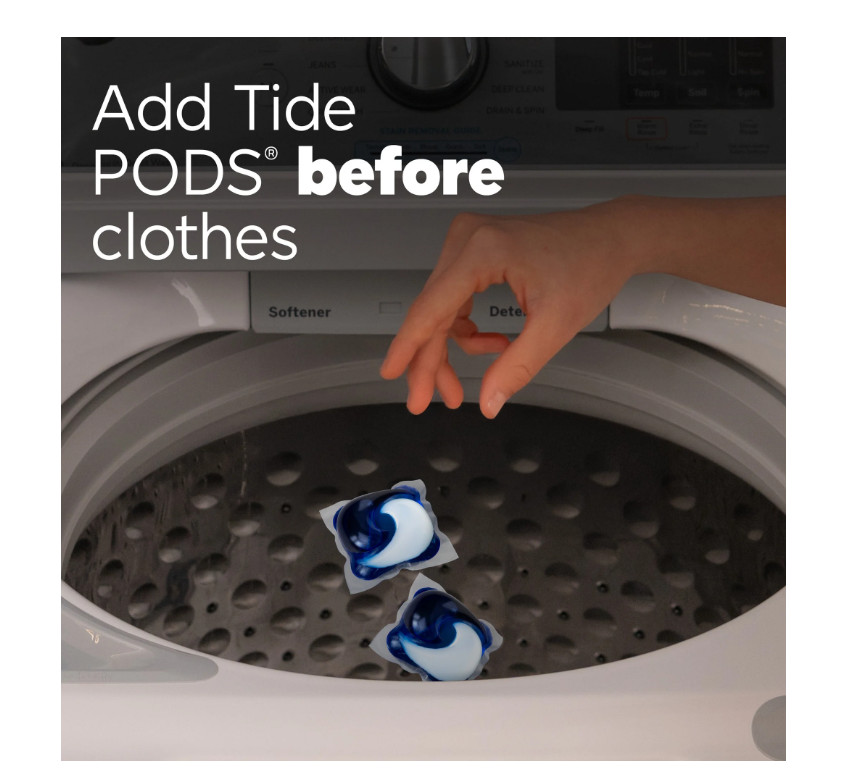 Tide PODS Laundry Detergent Soap Pacs, Spring Meadow Scent, 57 Count