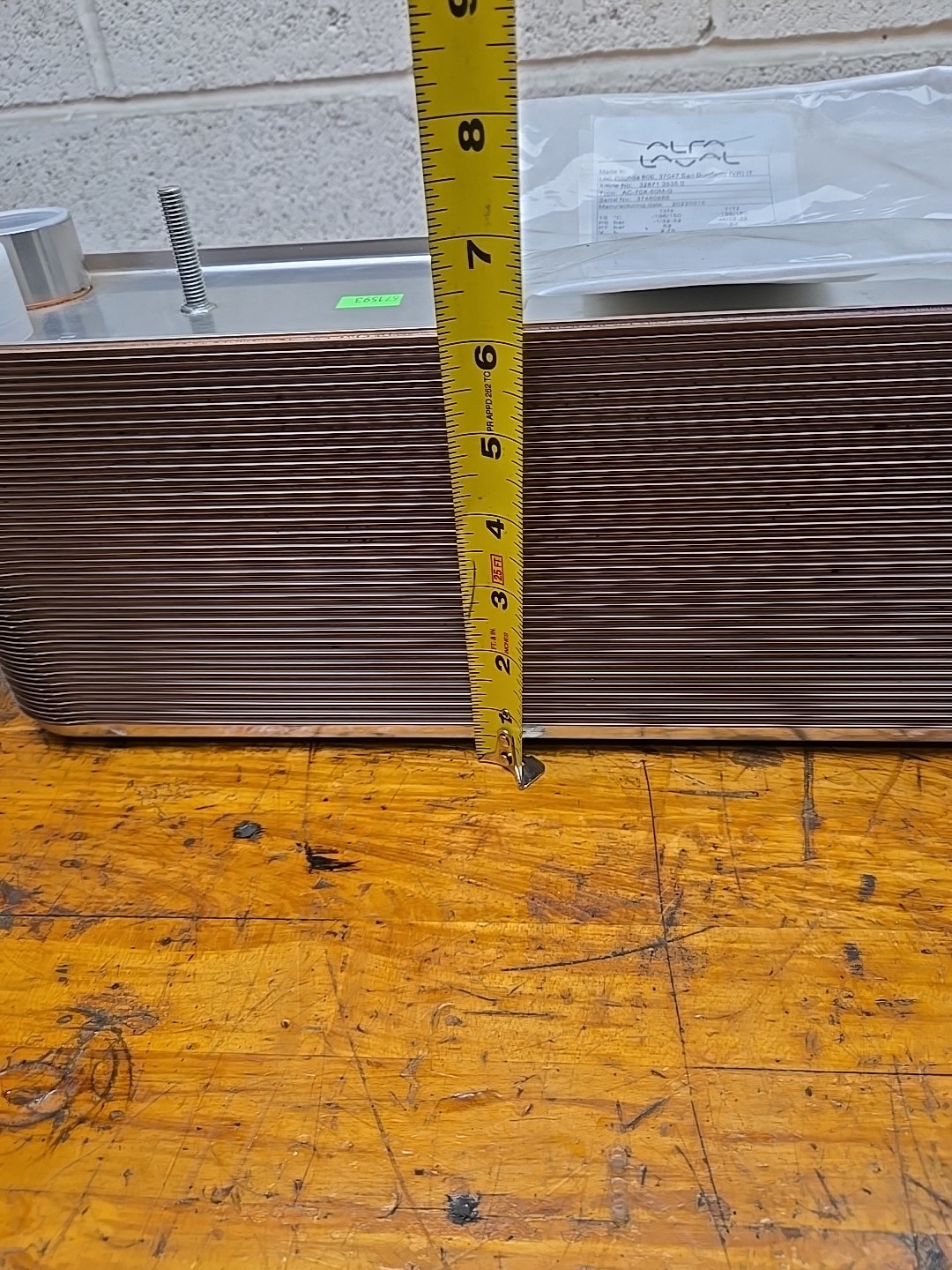 * Alfa Laval AC-70X-60M-G Brazed Plate Heat Exchanger NEW
