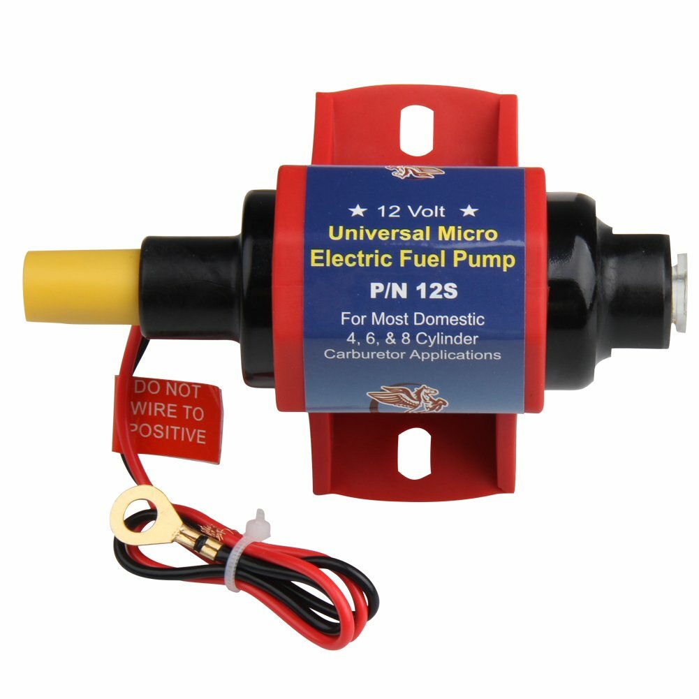 Universal Electric Inline Fuel Pump Carburetor 4-7 PSI 32 GPH Gas Diesel Alcohol