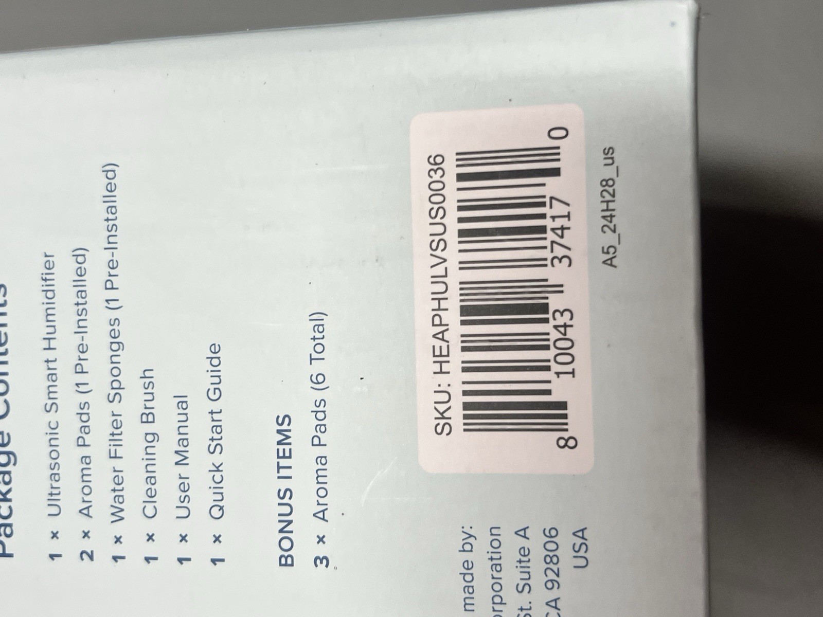 Levoit VeSync Classic 300S Smart Humidifier Ultrasonic White 1.58 G Cool Mist