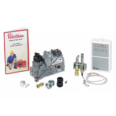 Robertshaw 710-296 Millivolt Kit, Natural Gas, Pilot, 750 Mv, 3.5 In Wc, Low