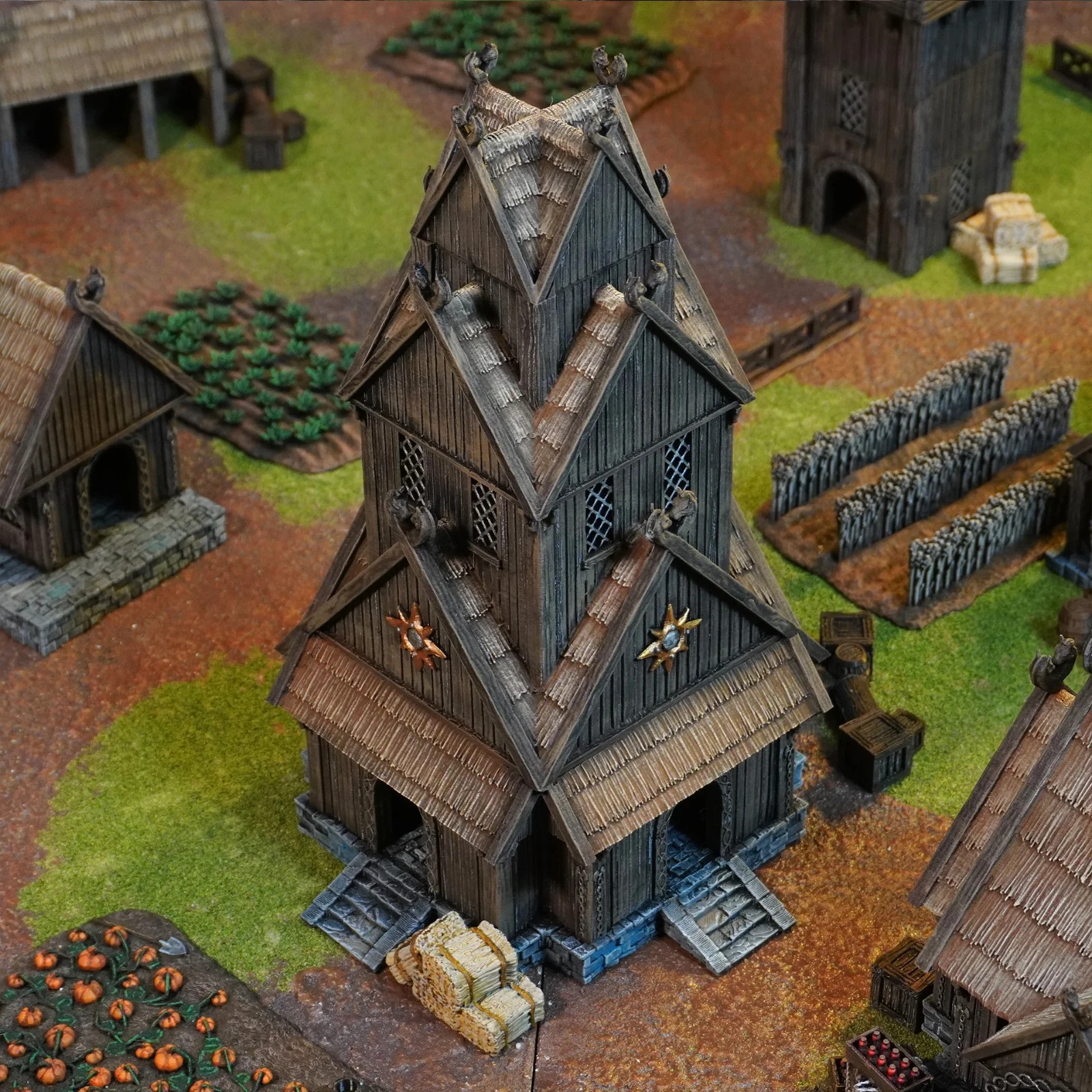 Barracks Rohan Inspired 28mm Tabletop Terrain LOTR Middle Earth MESBG