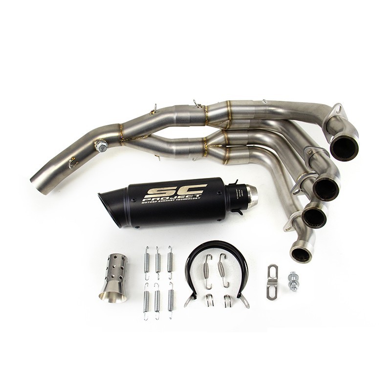 For Yamaha YZF R6 2006-2020 High Performance Full Exhaust Pipe System Kits Black