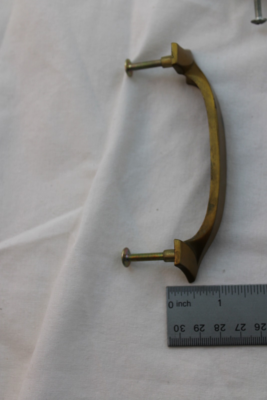 5 Vintage Keeler Brass Co Drawer Pulls Cabinet Handles MCM 7641 (4) & 7642 (1)