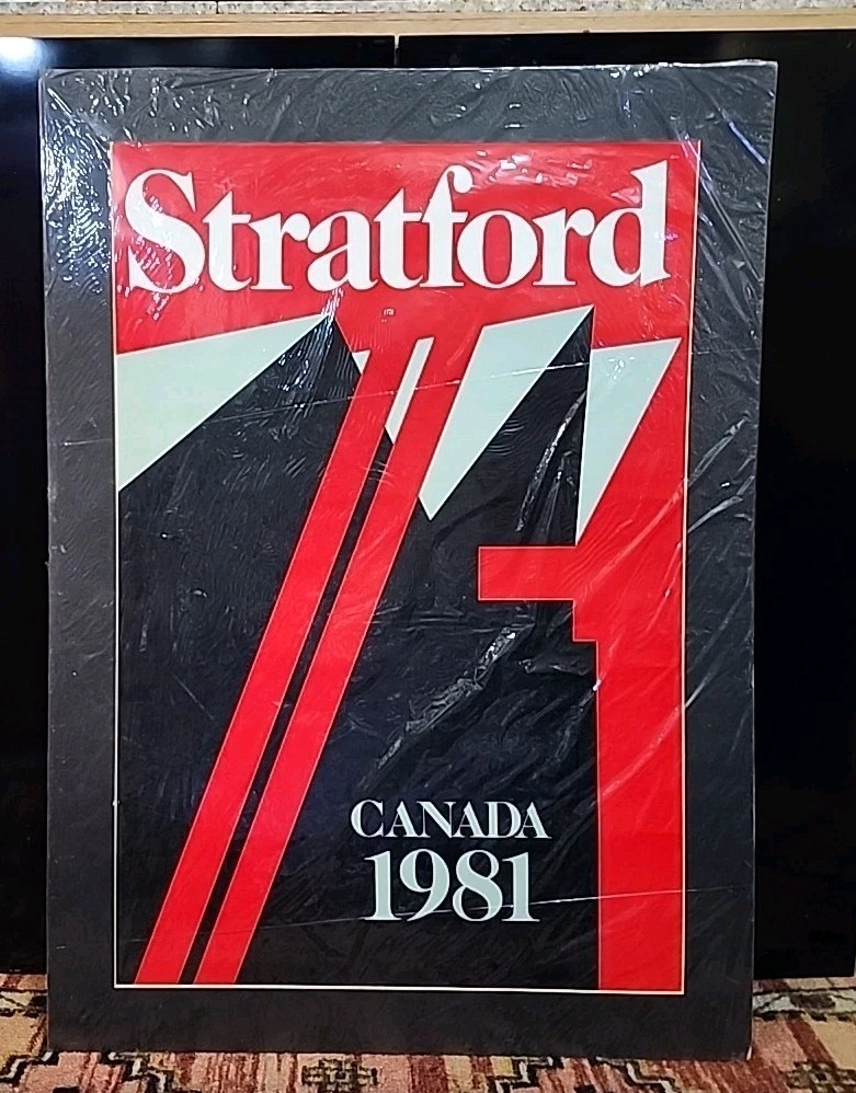 Retro Stratford Festival Theatre Film Poster Canada 1981 David Segal Estate RARE