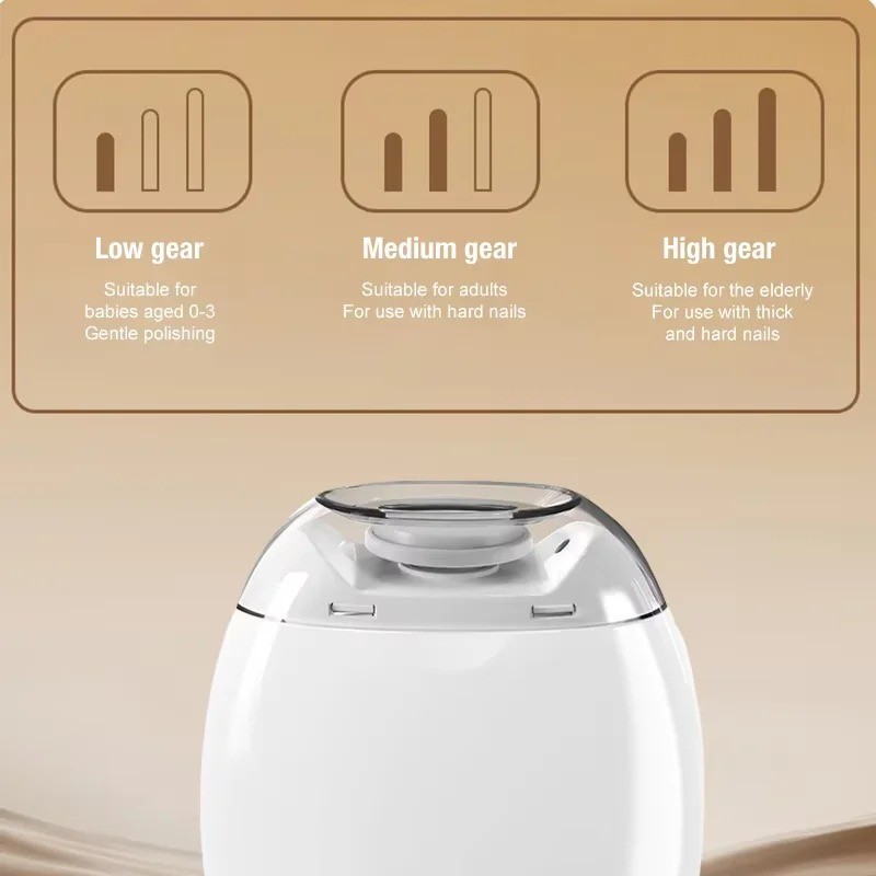 Safety Electric Nail Clipper Automatic Thick Nails Trimmer Professional Tool US